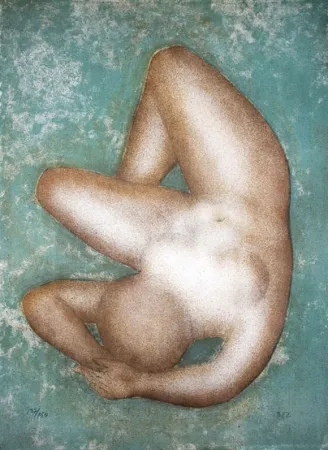 Lithografie Bez - Femme Nue