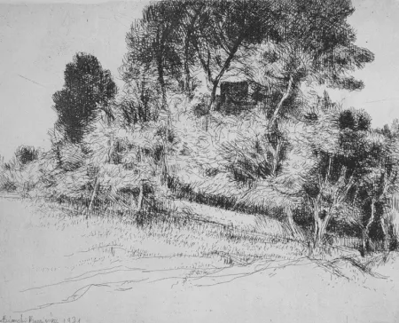 Ets Bianchi Barriviera - Paesaggio alla via Nomentana