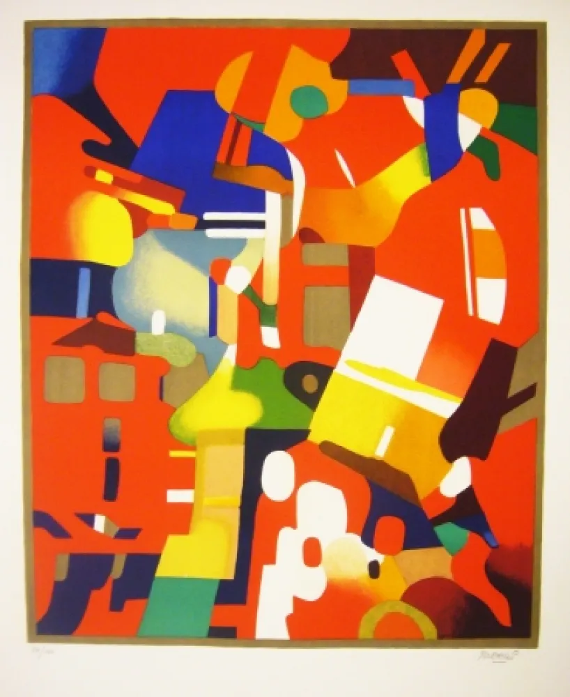 Lithografie Bierge - Acrimonte