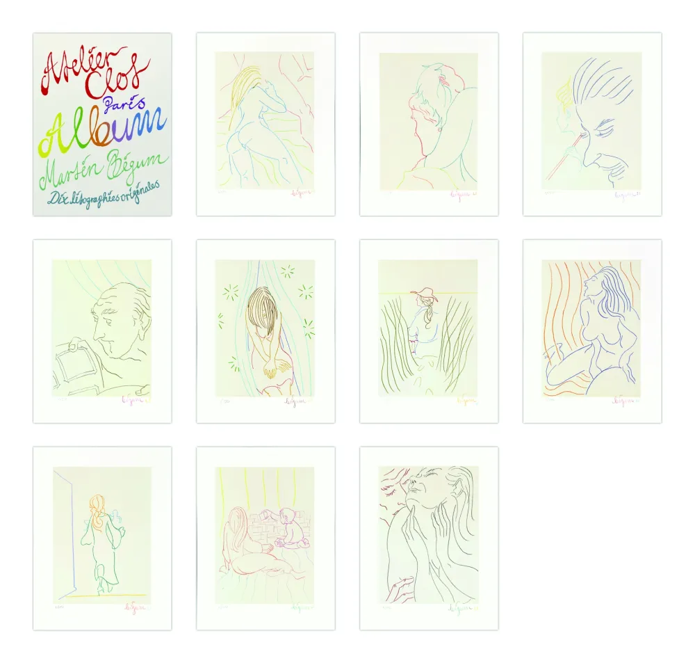 Lithografie Bigum - Album - 10 lithographies originales