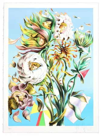 Lithografie Bigum - Enhver Sin Stilhed