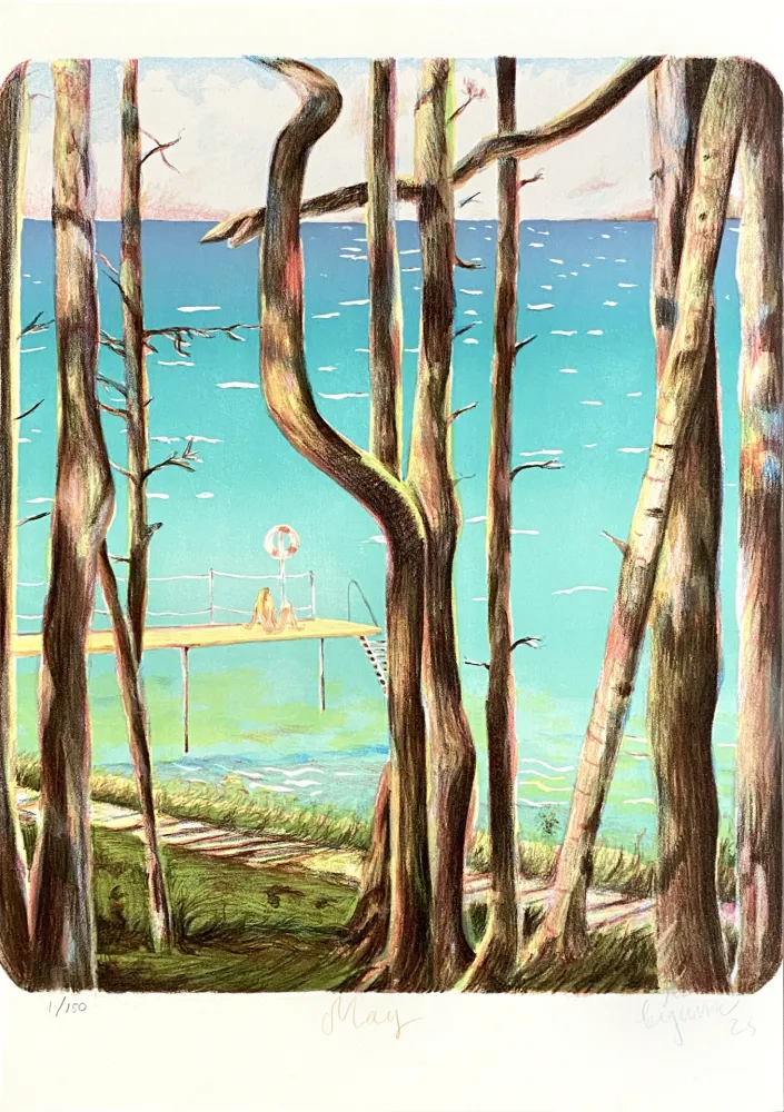 Lithografie Bigum - May