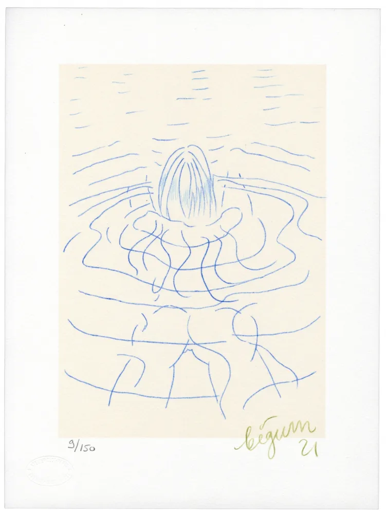 Lithografie Bigum - Sans Titre