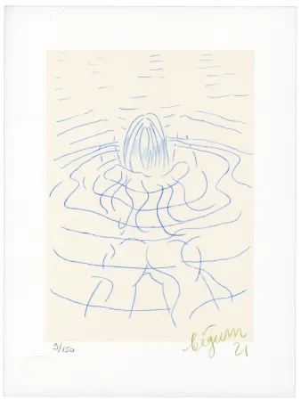 Lithografie Bigum - Sans Titre