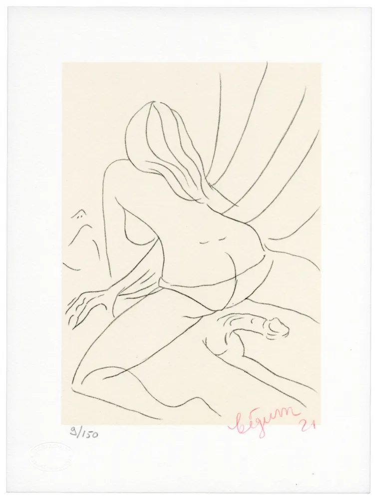 Lithografie Bigum - Sans titre