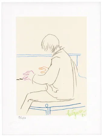 Lithografie Bigum - Sans titre