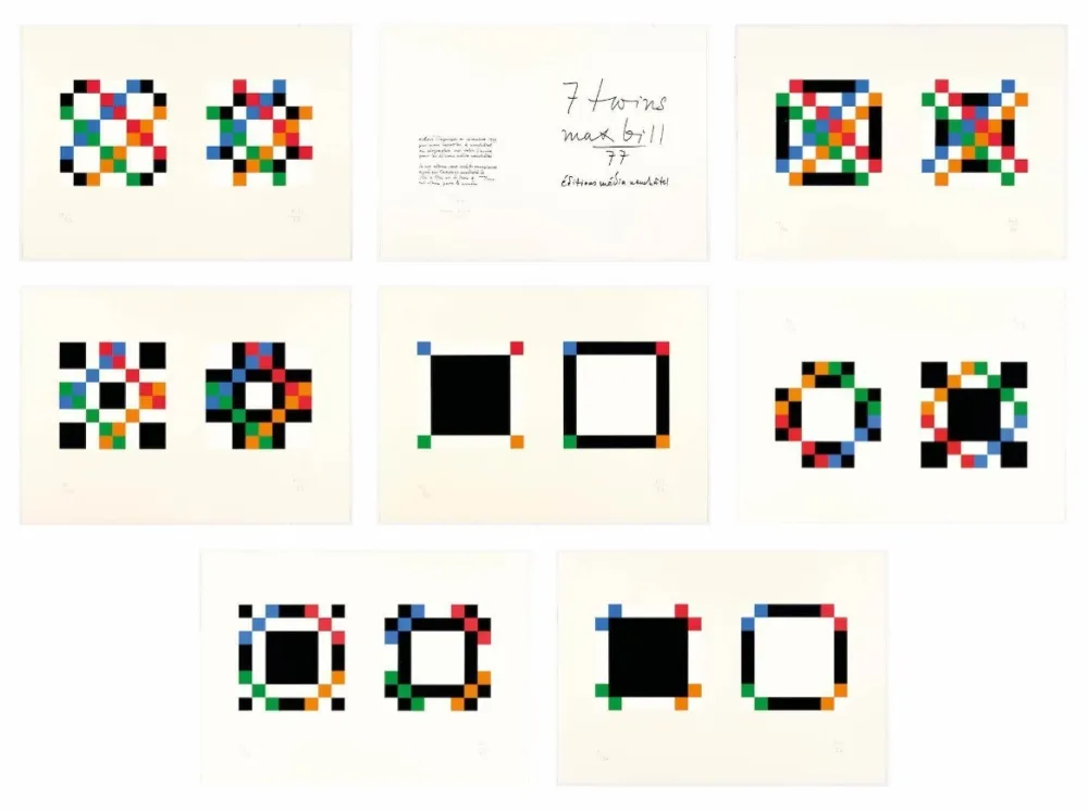 Zeefdruk Bill - 7 twins - Complete portfolio