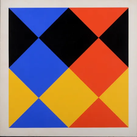 Zeefdruk Bill - Composition 1967
