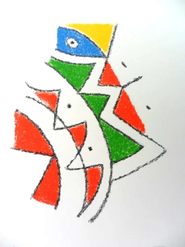 Lithografie Bille - M 100