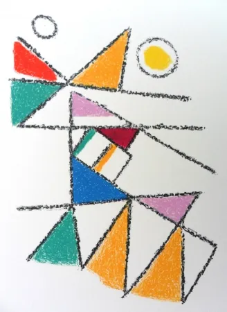 Lithografie Bille - M 104