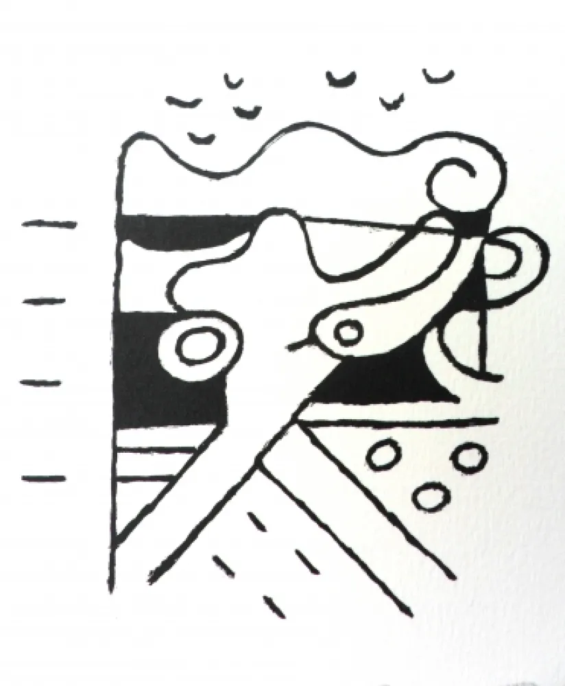 Lithografie Bille - M 111