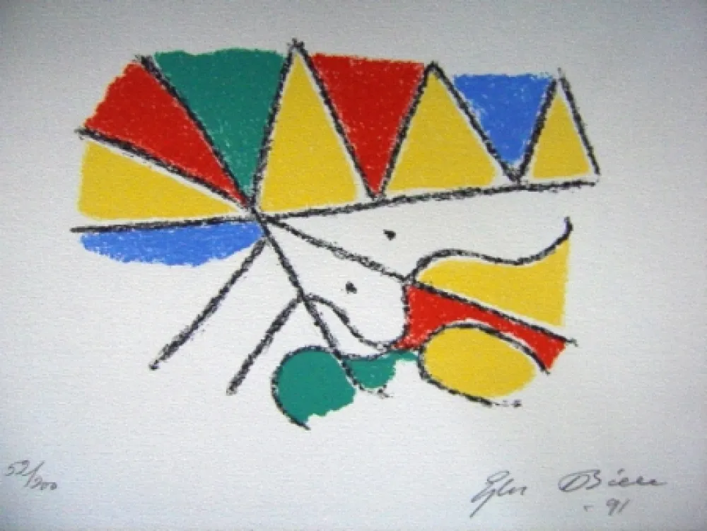 Lithografie Bille - M 115