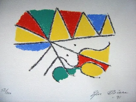 Lithografie Bille - M 115