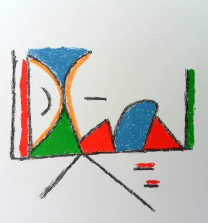 Lithografie Bille - M 132