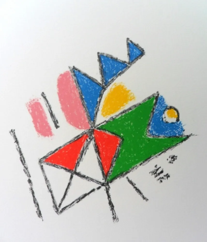 Lithografie Bille - M 134