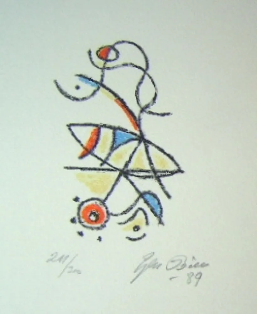 Lithografie Bille - M 86