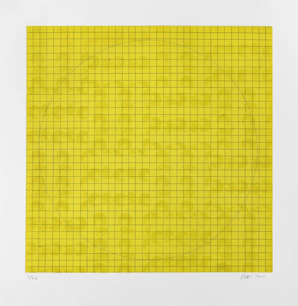 Gravure Binion - MAB Etching 2 yellow
