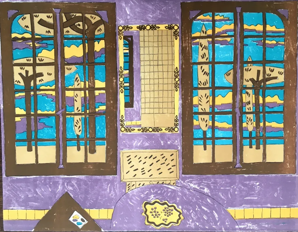 Lithografie Bioulès - Automne