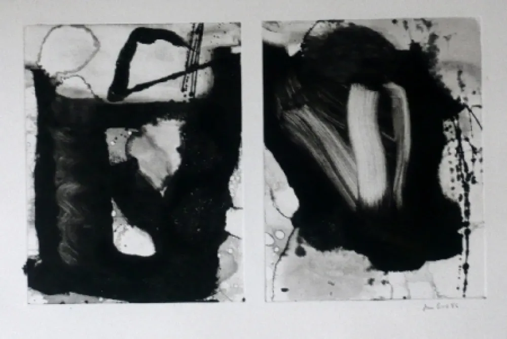 Ets En Aquatint Bird - Abstract 3