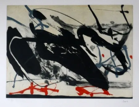 Ets En Aquatint Bird - Abstract 5
