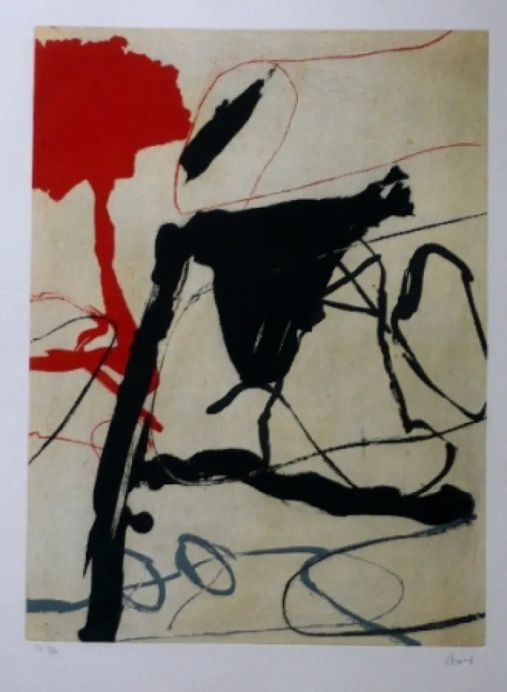 Ets En Aquatint Bird - Abstract 6