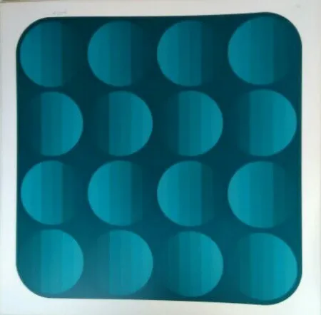 Lithografie Bird - Tribute to Vasarely 4