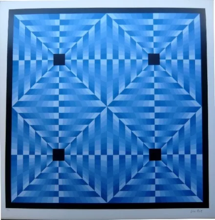 Lithografie Bird - Tribute to Vasarely 6