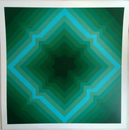 Lithografie Bird - Tribute to Vasarely 8