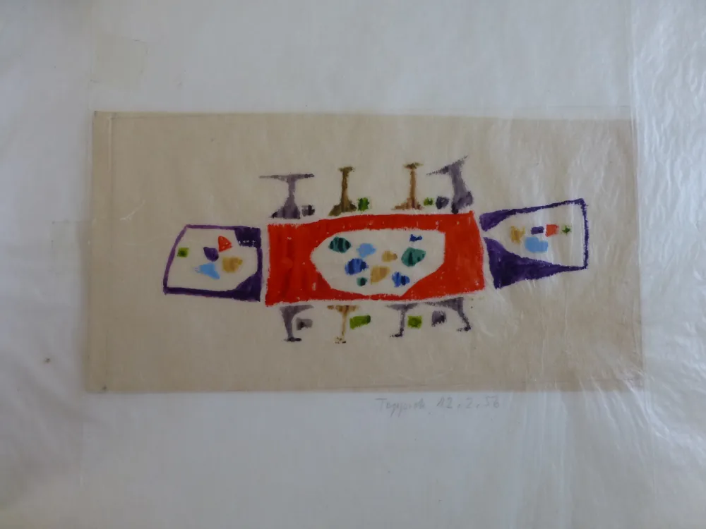 Geen Techniek Bissier - Projet de tapisserie 