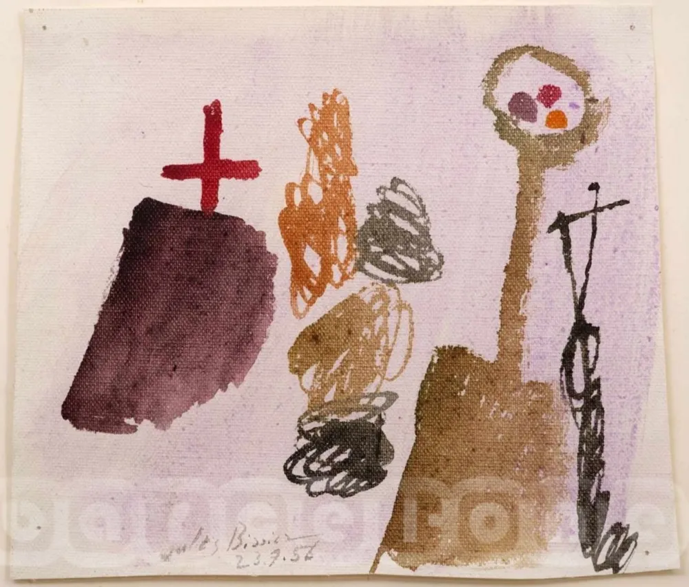 Geen Techniek Bissier - Untitled 23.9.56