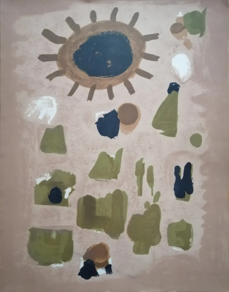 Lithografie Bissiere - Abstraction