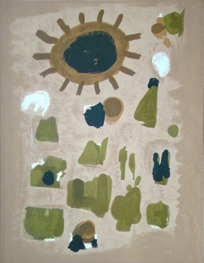 Lithografie Bissiere - Composition