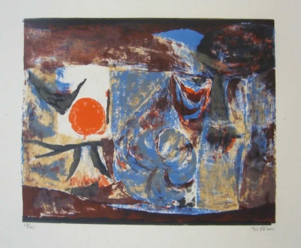 Lithografie Bitran - Composition
