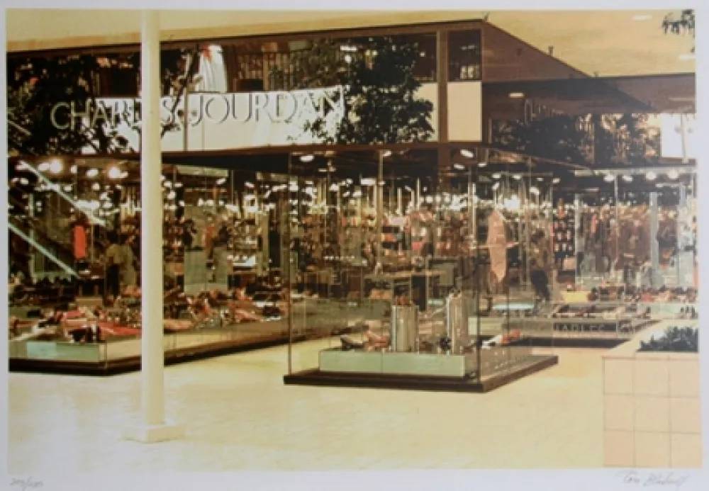 Zeefdruk Blackwell - Charles Jourdan Galleria