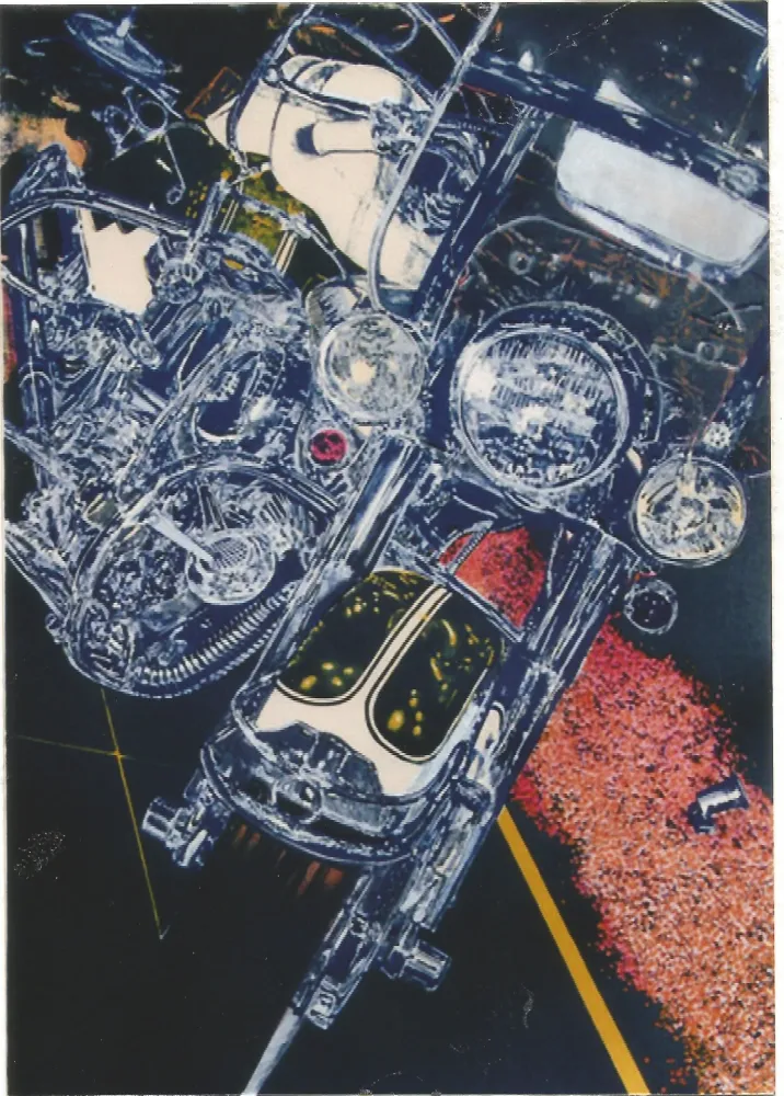 Zeefdruk Blackwell - Harley Davidson