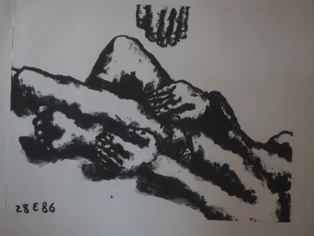 Lithografie Blais - Sans titre