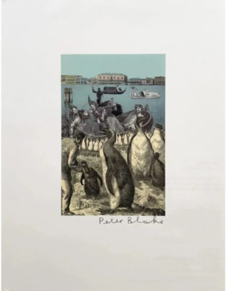 Zeefdruk Blake - Venice - Exhibition poster