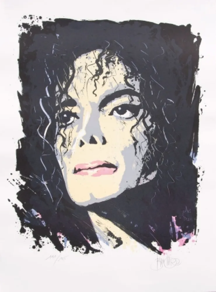 Lithografie Blanchard - Hommage à Michaël Jockson