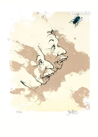 Lithografie Blanchard - La Mouche