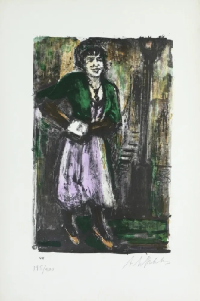 Lithografie Blatas - 	L'opera Des Gueux The Beggers Opera plate VII