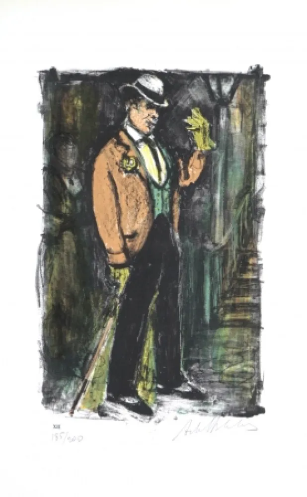 Lithografie Blatas - 	L'Opera Des Gueux, The Beggers Opera Plate XII