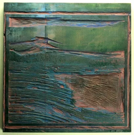 Houtsnede Blauensteiner - Landschaft (Landscape)