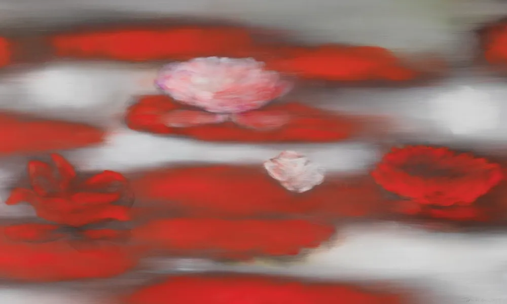 Geen Techniek Bleckner - Floating Red