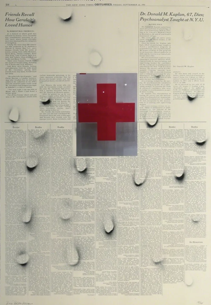 Lithografie Bleckner - September 23rd bis (variant 4)