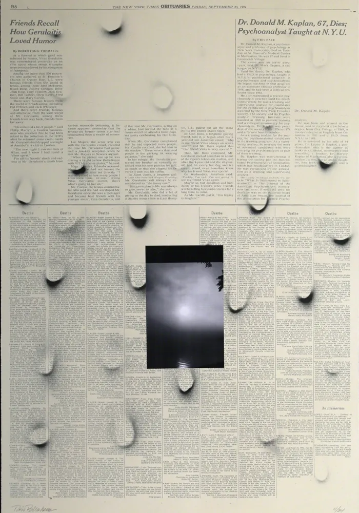 Lithografie Bleckner - September 23rd bis (variant 5)