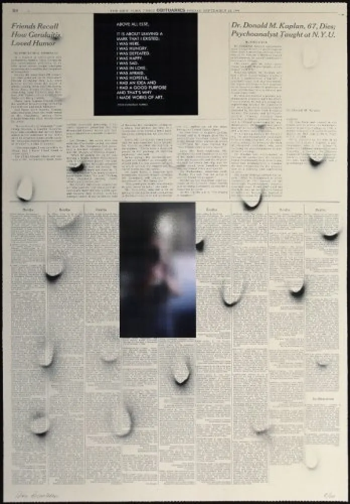 Lithografie Bleckner - September 23rd bis (variant 6)