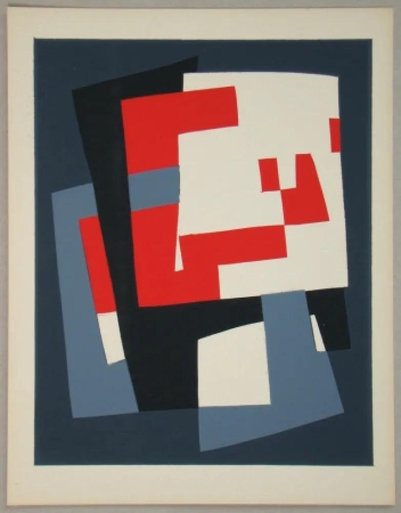 Zeefdruk Bloc - Gouache