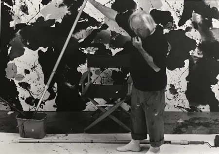 Fotografie Blum - Sam Francis in his studio