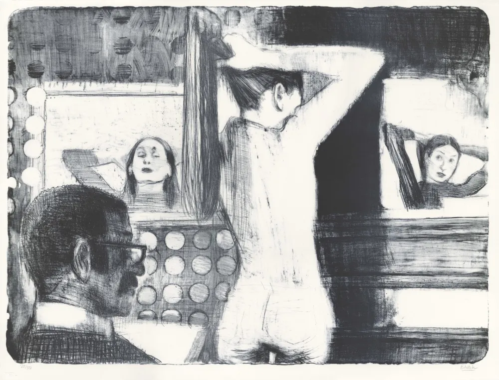 Lithografie Blutch - Roach