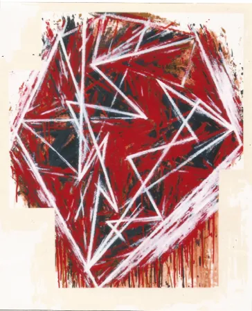 Zeefdruk Bochner - Untitled